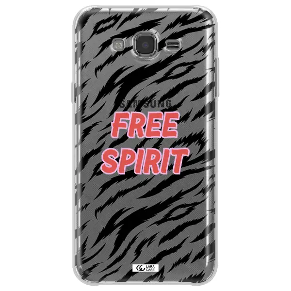 Free Spirit Samsung J7 Clear TPU Case
