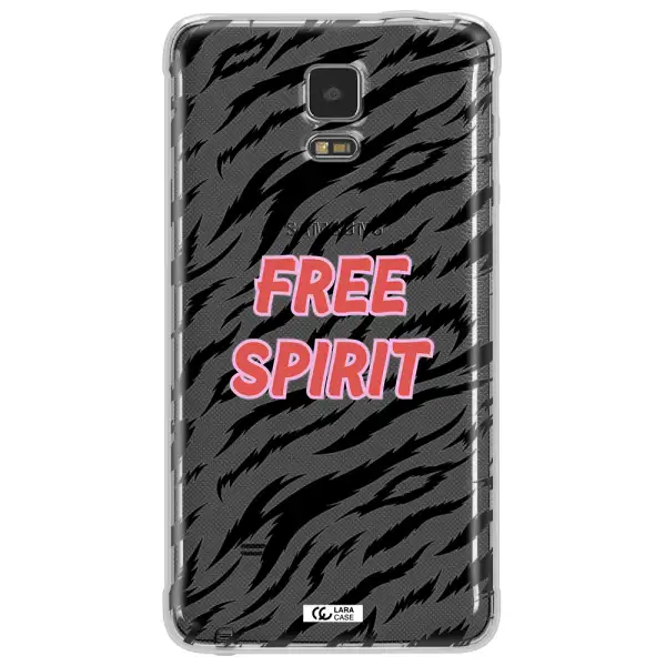 Free Spirit Samsung Note 4 Clear TPU Case
