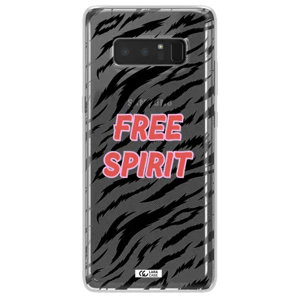 Free Spirit Samsung Note 8 Clear TPU Case