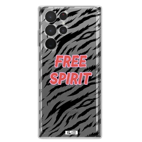 Free Spirit Samsung S 22 Ultra Clear TPU Case