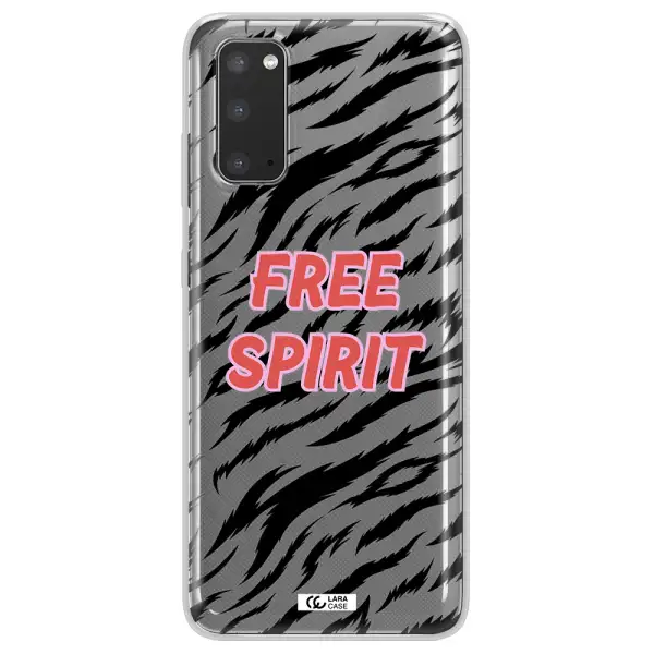 Free Spirit Samsung S20 Clear TPU Case