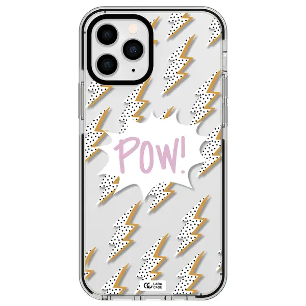 Thunder Apple iPhone 11 pro max impact black border Case