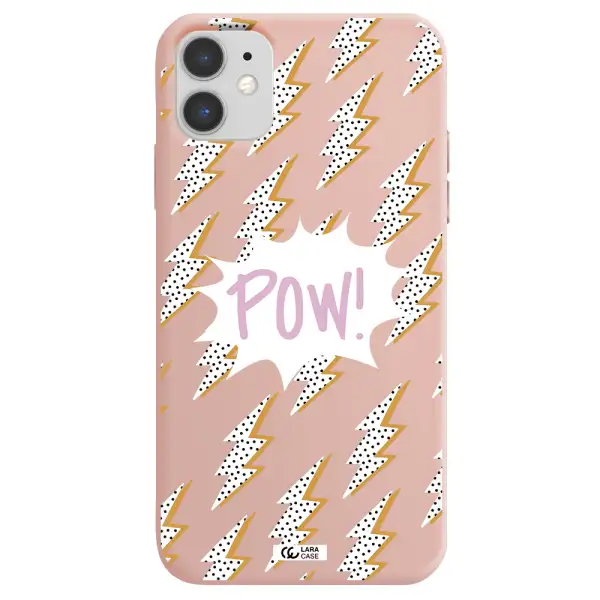 Thunder Apple iPhone 11 Silicone pastel pink Case