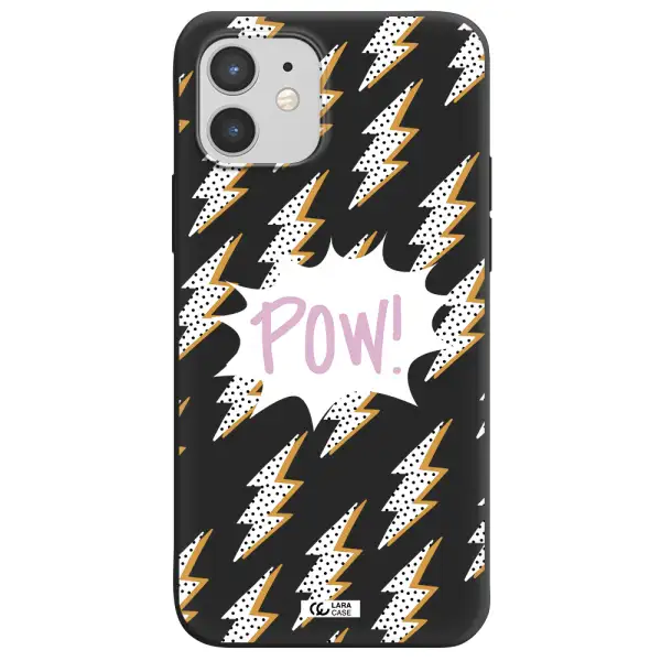 Thunder Apple iPhone 12 mini Silicone black Case