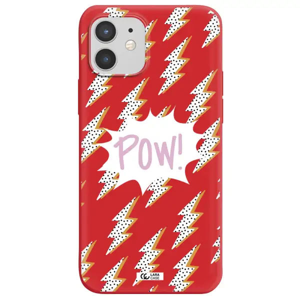 Thunder Apple iPhone 12 mini Silicone Imperial Red Case