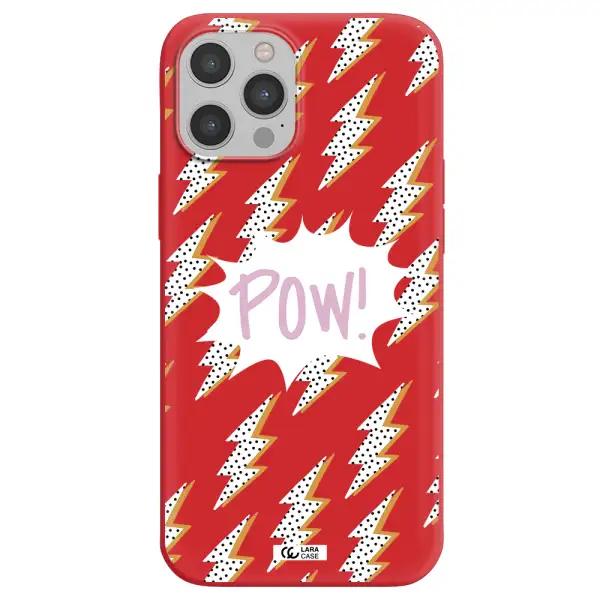 Thunder Apple iPhone 12 pro max Silicone Imperial Red Case