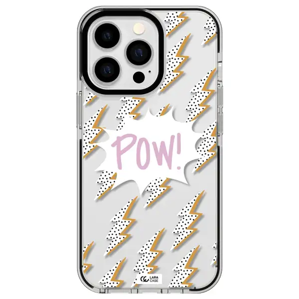 Thunder Apple iPhone 13 Pro impact black border Case