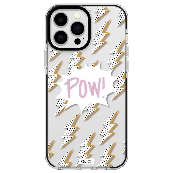 Thunder Apple iPhone 13 Pro Max impact black border Case