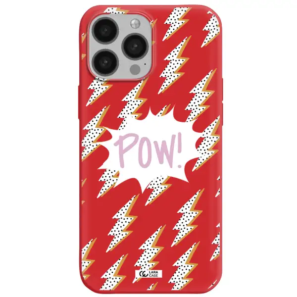 Thunder Apple iPhone 13 Pro Max Silicone Imperial Red Case