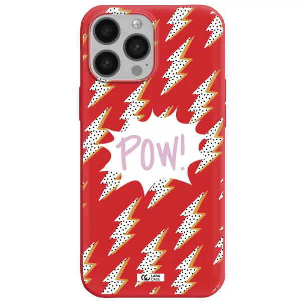Thunder Apple iPhone 13 Pro Silicone Imperial Red Case