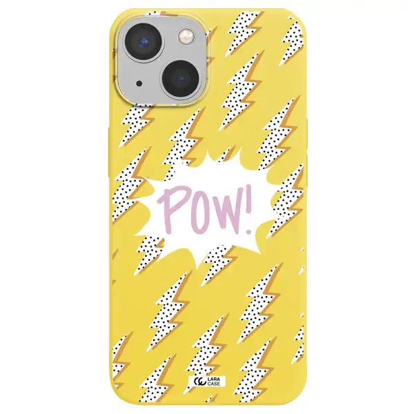 Thunder Apple iPhone 13 Silicone canary yellow Case