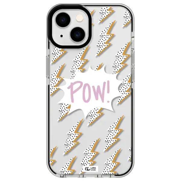 Thunder Apple iPhone 14 impact black border Case