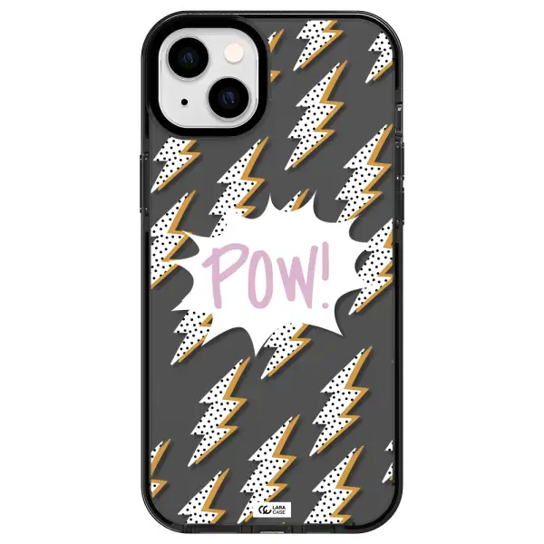 Thunder Apple iPhone 14 plus impact Smoke Black Case