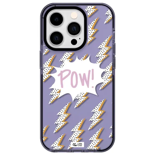 Thunder Apple iPhone 14 pro impact Lilac Case