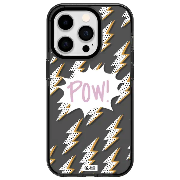 Thunder Apple iPhone 14 pro impact Smoke Black Case
