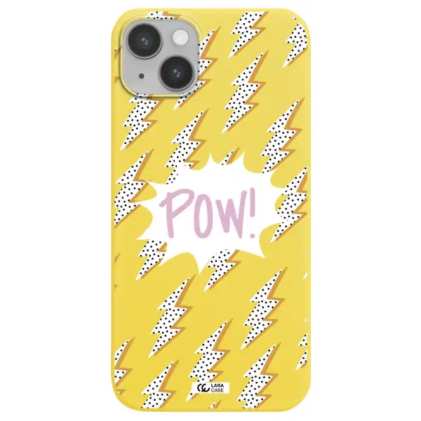 Thunder Apple iPhone 14 Silicone canary yellow Case