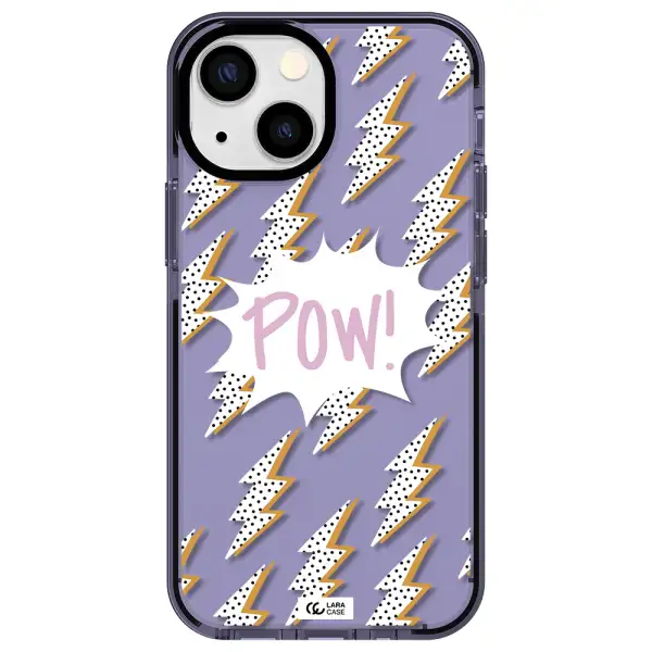 Thunder Apple iPhone 15 impact Lilac Case