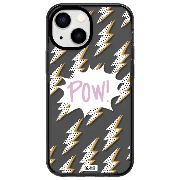 Thunder Apple iPhone 15 impact Smoke Black Case