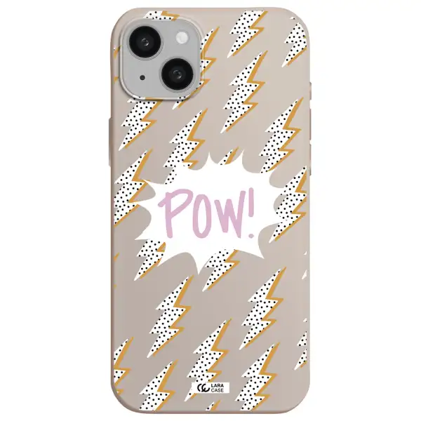 Thunder Apple iphone 15 plus Silicone Stone Case