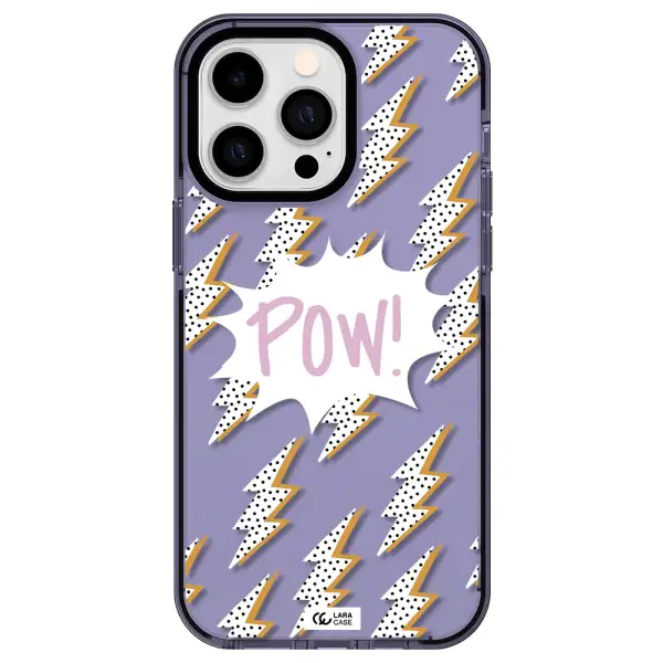 Thunder Apple iPhone 15 Pro impact Lilac Case