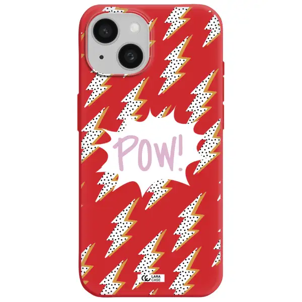 Thunder Apple Iphone 15 Silicone Imperial Red Case