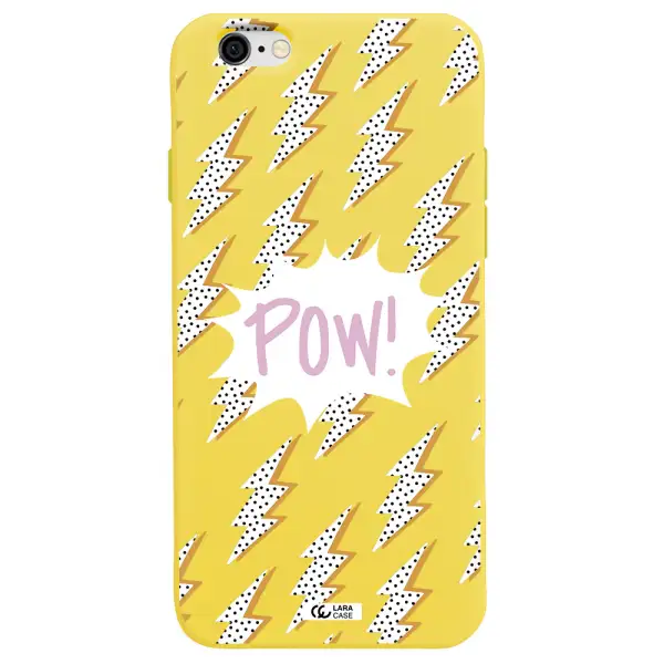 Thunder Apple iPhone 6 Silicone canary yellow Case