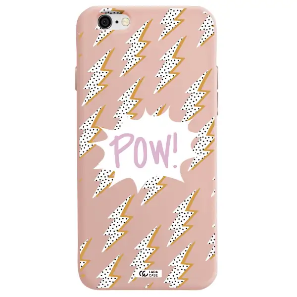 Thunder Apple iPhone 6 Silicone pastel pink Case