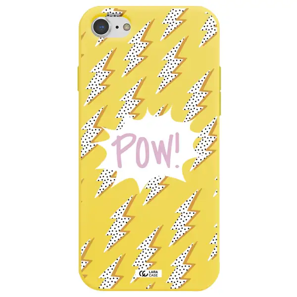 Thunder Apple iPhone 7 Silicone canary yellow Case