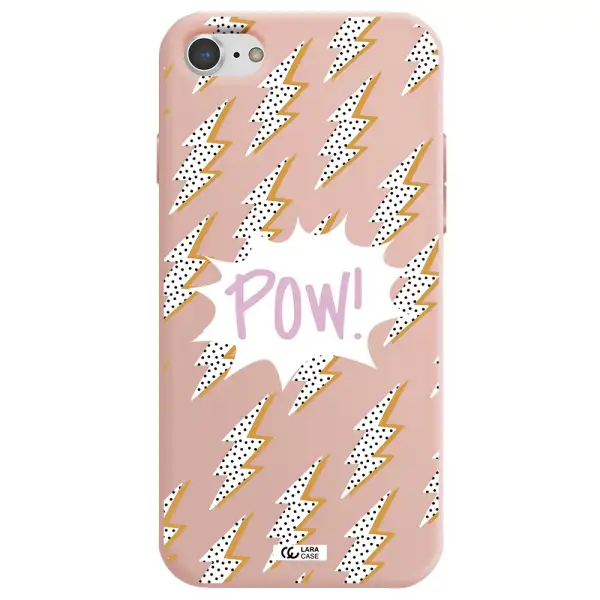 Thunder Apple iPhone 7 Silicone pastel pink Case