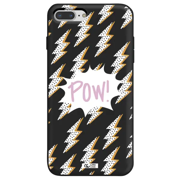Thunder Apple iPhone 8 plus Silicone black Case
