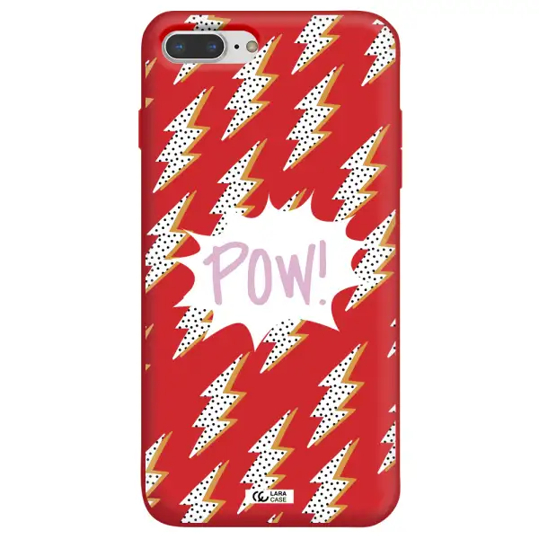Thunder Apple iPhone 8 plus Silicone Imperial Red Case