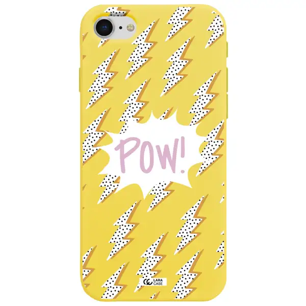 Thunder Apple iPhone se 2020 Silicone canary yellow Case