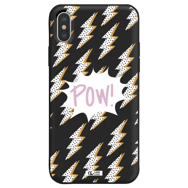 Thunder Apple iPhone XS Silicone black Case