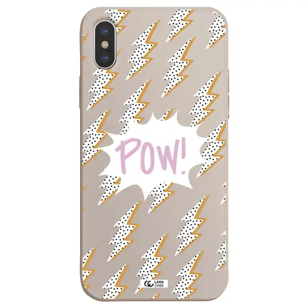 Thunder Apple iPhone XS Silicone Stone Case