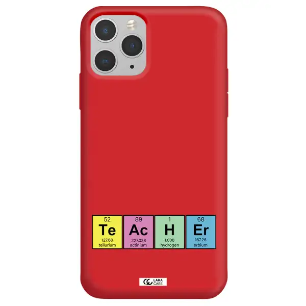 a screenshot of a cell phone Apple iPhone 11 pro Silicone Imperial Red Case