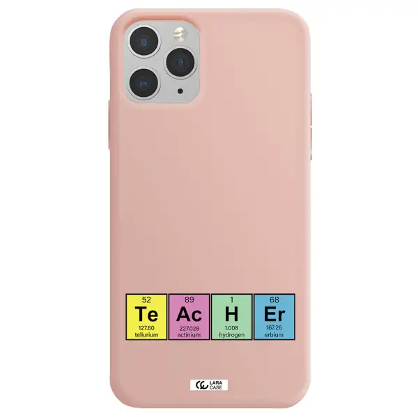 a screenshot of a cell phone Apple iPhone 11 pro Silicone pastel pink Case