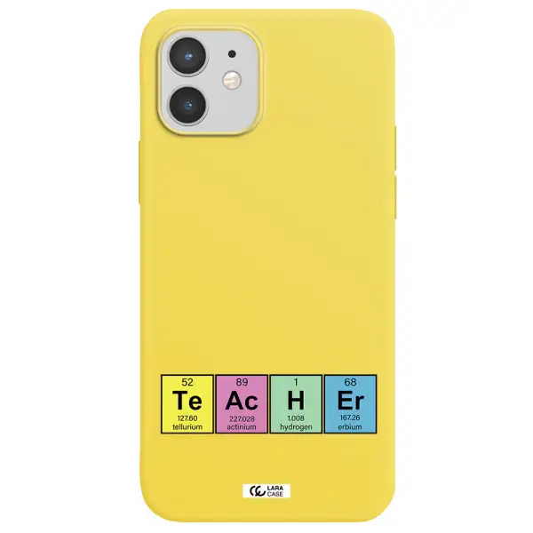 a screenshot of a cell phone Apple iPhone 12 mini Silicone canary yellow Case