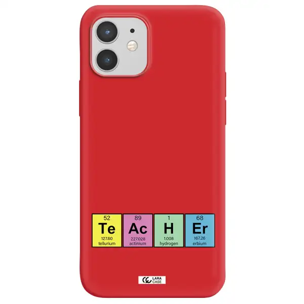 a screenshot of a cell phone Apple iPhone 12 mini Silicone Imperial Red Case