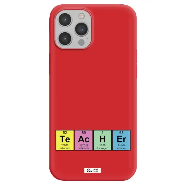 a screenshot of a cell phone Apple iPhone 12 pro Silicone Imperial Red Case