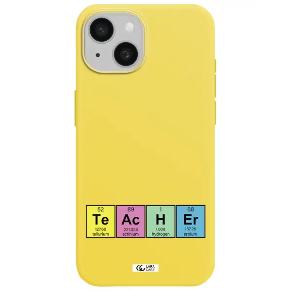 a screenshot of a cell phone Apple iPhone 15 Silicone canary yellow Case