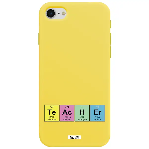 a screenshot of a cell phone Apple iPhone se 2020 Silicone canary yellow Case