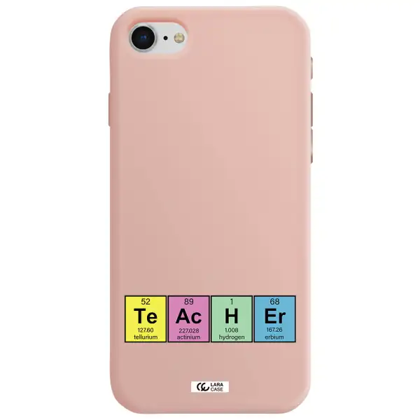 a screenshot of a cell phone Apple iPhone se 2020 Silicone pastel pink Case