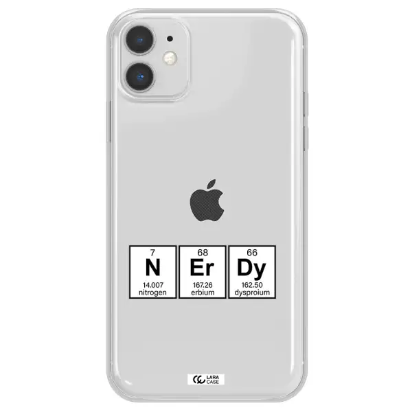 a group of periodic table symbols Apple iPhone 11 Clear TPU Case