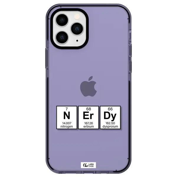 a group of periodic table symbols Apple iPhone 11 pro max impact Lilac Case