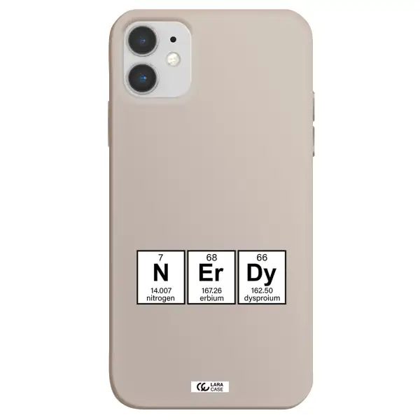 a group of periodic table symbols Apple iPhone 11 Silicone Stone Case