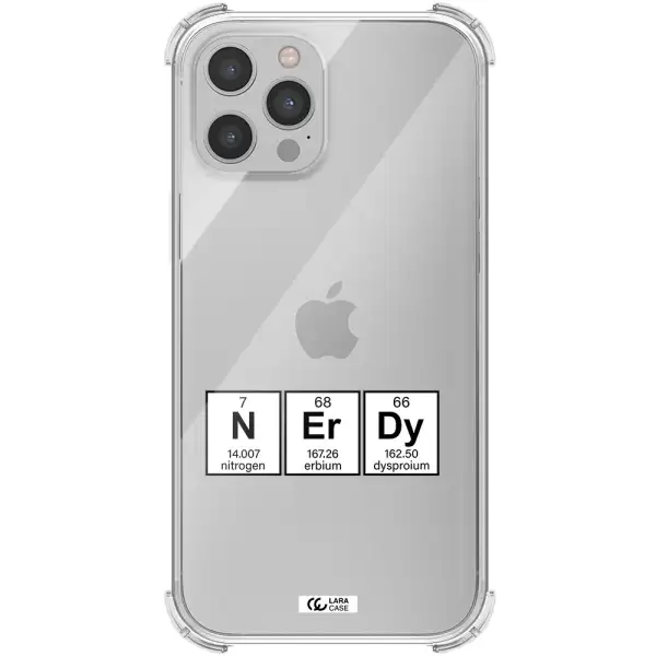 a group of periodic table symbols Apple iPhone 12 pro max Clear PC Case