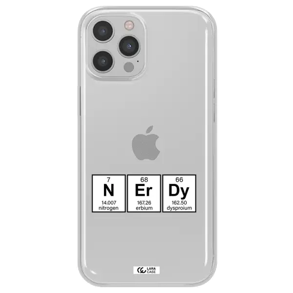 a group of periodic table symbols Apple iPhone 12 pro max Clear TPU Case