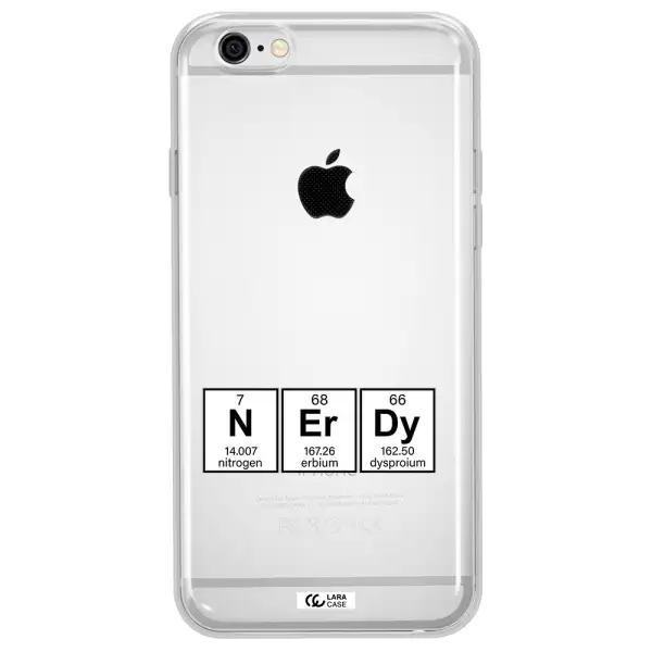 a group of periodic table symbols Apple iPhone 6 plus Clear TPU Case