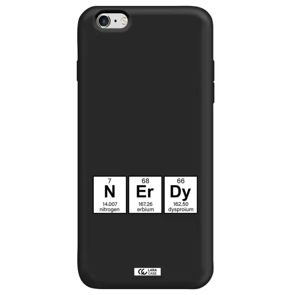 a group of periodic table symbols Apple iPhone 6 plus Silicone black Case