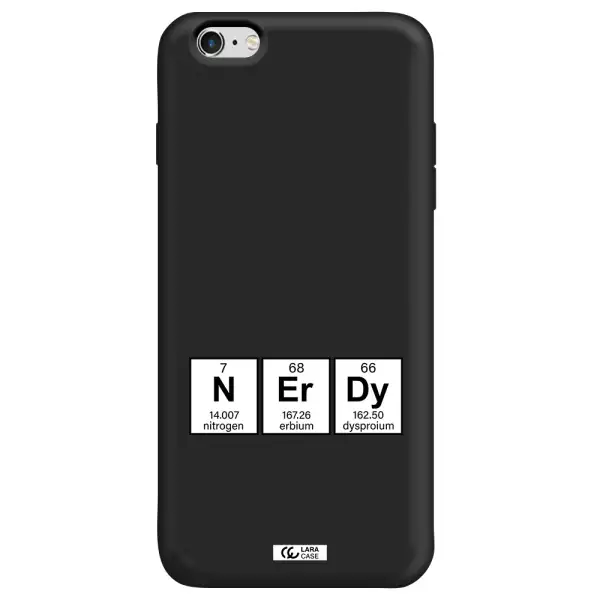 a group of periodic table symbols Apple iPhone 6 s plus Silicone black Case